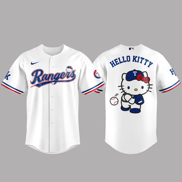 Texas Rangers x Hello Kitty Night 2026 Baseball Jersey