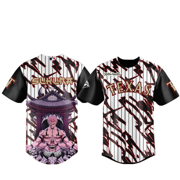 Texas Rangers x Jujutsu Kaisen Night 2026 Sukuana Baseball Jersey