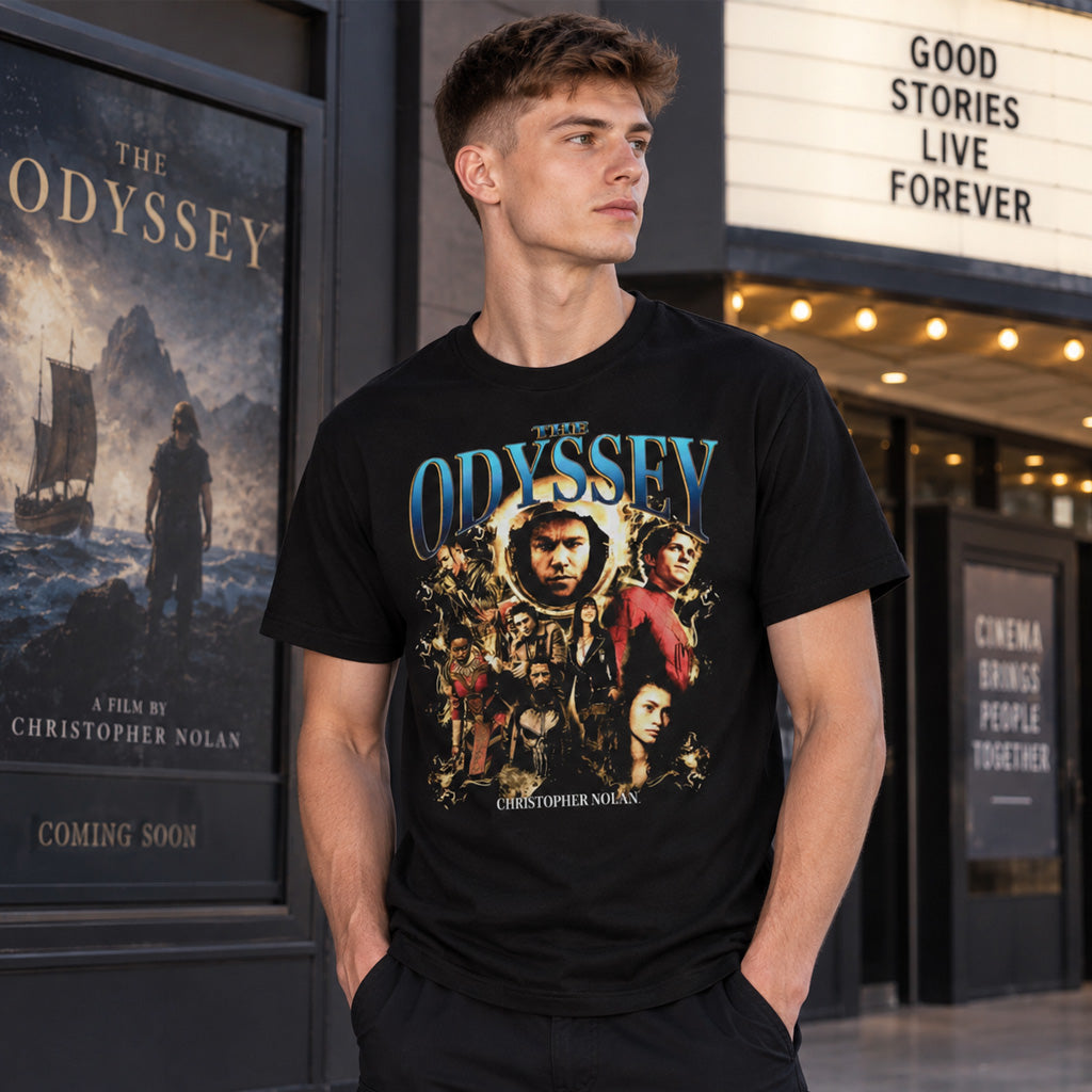 The Odyssey Christopher Nolan Epic Journey Graphic Shirt for Movie Fans