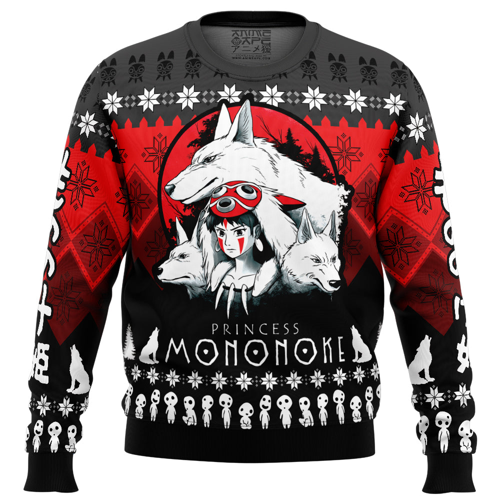 The Pack Princess Mononoke Ugly Christmas Sweater