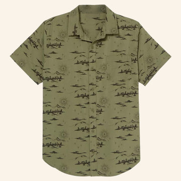The Lord Of The Rings Merch Mountain Scenes Button Up Shirt Gifts For Friends - WearandDecor