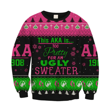 This Aka Is Too Pretty For An Ugly Christmas Sweater