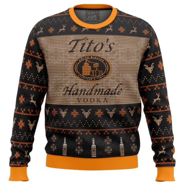Titos Vodka Ugly Sweater Gifts, Titos Vodka Gift Fan Ugly Sweater 844