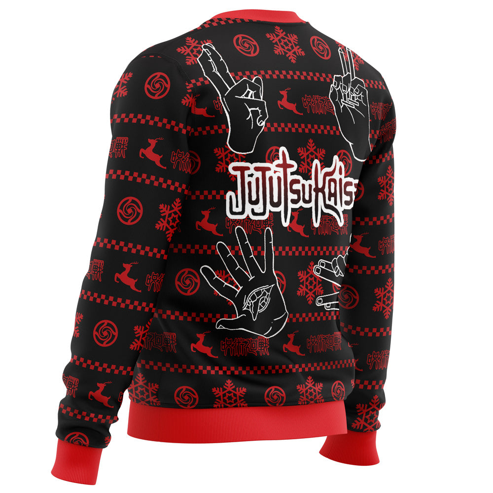 Tokyo Metropolitan Jujutsu Kaisen Ugly Christmas Sweater