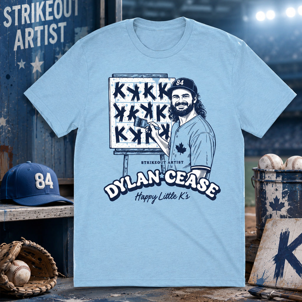 Toronto Blue Jays Dylan Cease Strikeout Artist Graphic Shirt for Baseball Fans