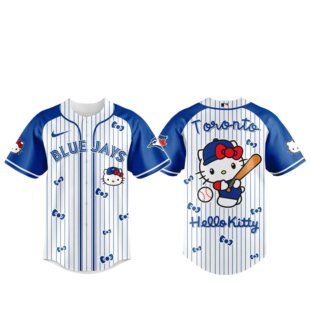 Toronto Blue Jays x Hello Kitty 2026 And Sanrio World Baseball Jersey