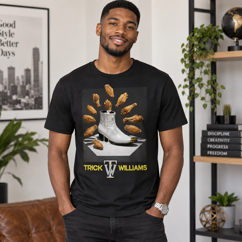 Trick Williams Lemon Pepper Steppers Graphic Shirt for Wrestling Fans