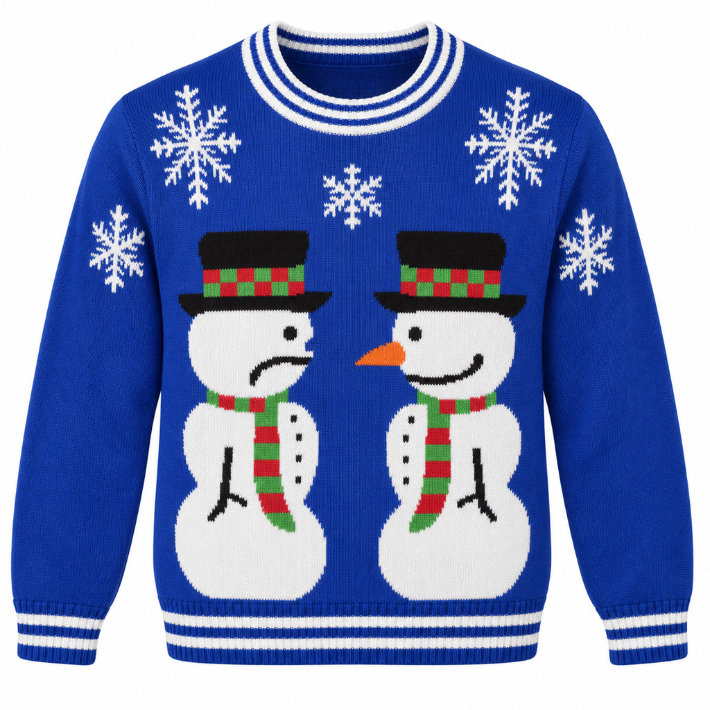 Two Snowmen Christmas Holiday 2026 Ugly Sweater for Christmas Lovers