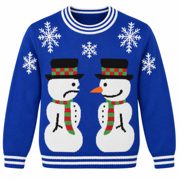 Two Snowmen Christmas Holiday 2026 Ugly Sweater for Christmas Lovers