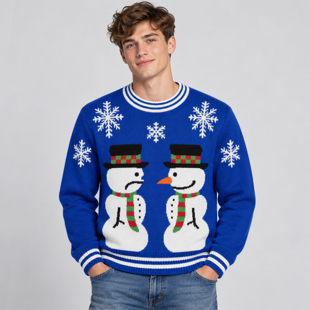 Two Snowmen Christmas Holiday 2026 Ugly Sweater for Christmas Lovers