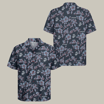 US Marine Corps 250th Anniversary Hawaiian Shirt Marine Corps Shirt Best Gift For Him