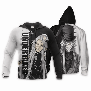 Undertaker Anime Manga Black Butler For Men And Women 3d Hoodie Zip Hoodie