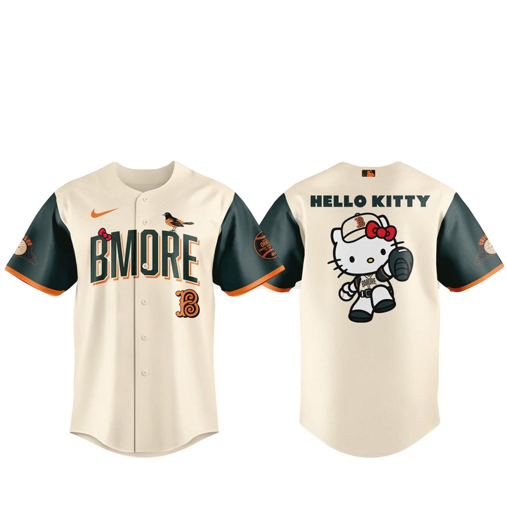 Unisex Baltimore Orioles Hello Kitty City Connect Night 2026 Baseball Jersey for Baseball and Hello Kitty Fans