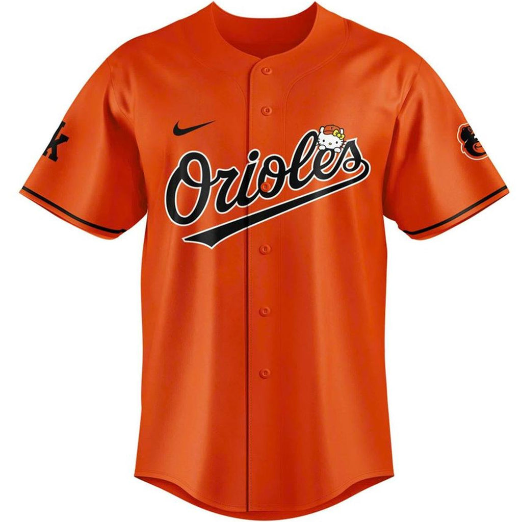 Unisex Baltimore Orioles Hello Kitty and Friends Night 2026 Baseball Jersey for Baseball and Hello Kitty Fans