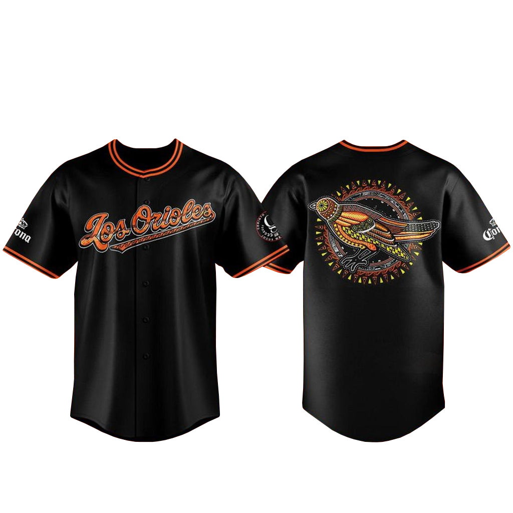 Unisex Baltimore Orioles Hispanic Heritage Game Night 2026 Graphic Baseball Jersey for Baseball Fans