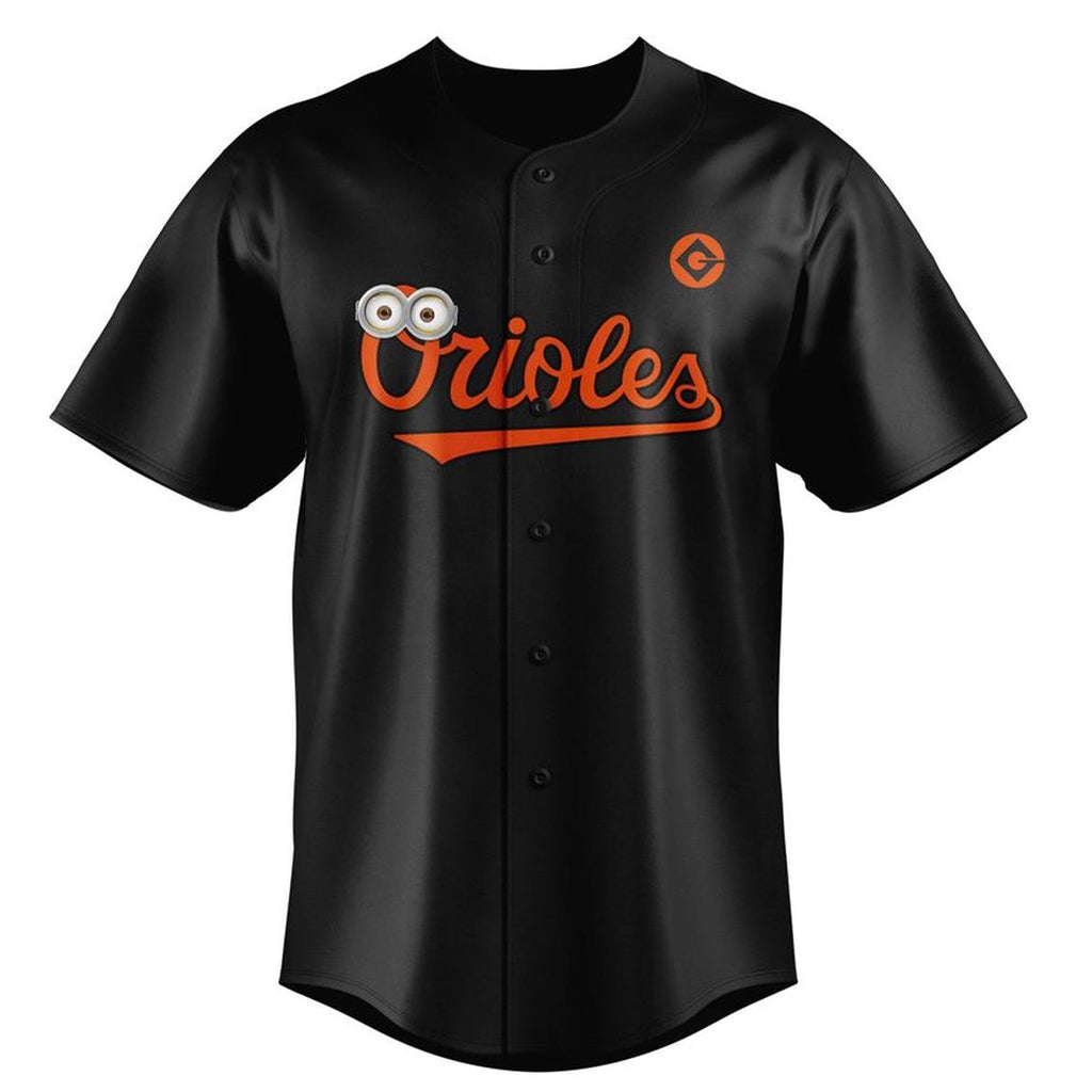 Unisex Baltimore Orioles Minions Night 2026 Baseball Jersey for Baseball and Minions Fans