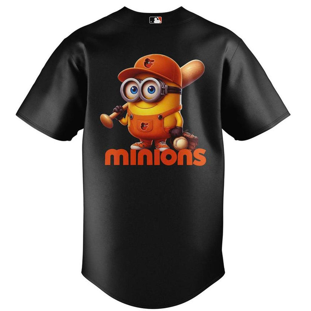 Unisex Baltimore Orioles Minions Night 2026 Baseball Jersey for Baseball and Minions Fans