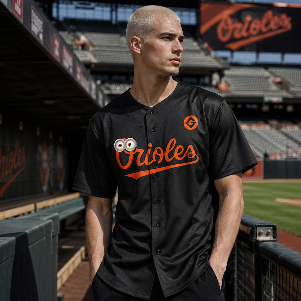 Unisex Baltimore Orioles Minions Night 2026 Baseball Jersey for Baseball and Minions Fans