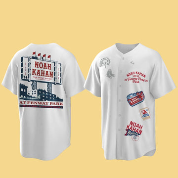 Unisex Boston Red Sox x Noah Kahan The Great Divide Tour 2026 Baseball Jersey for Music and Baseball Fans