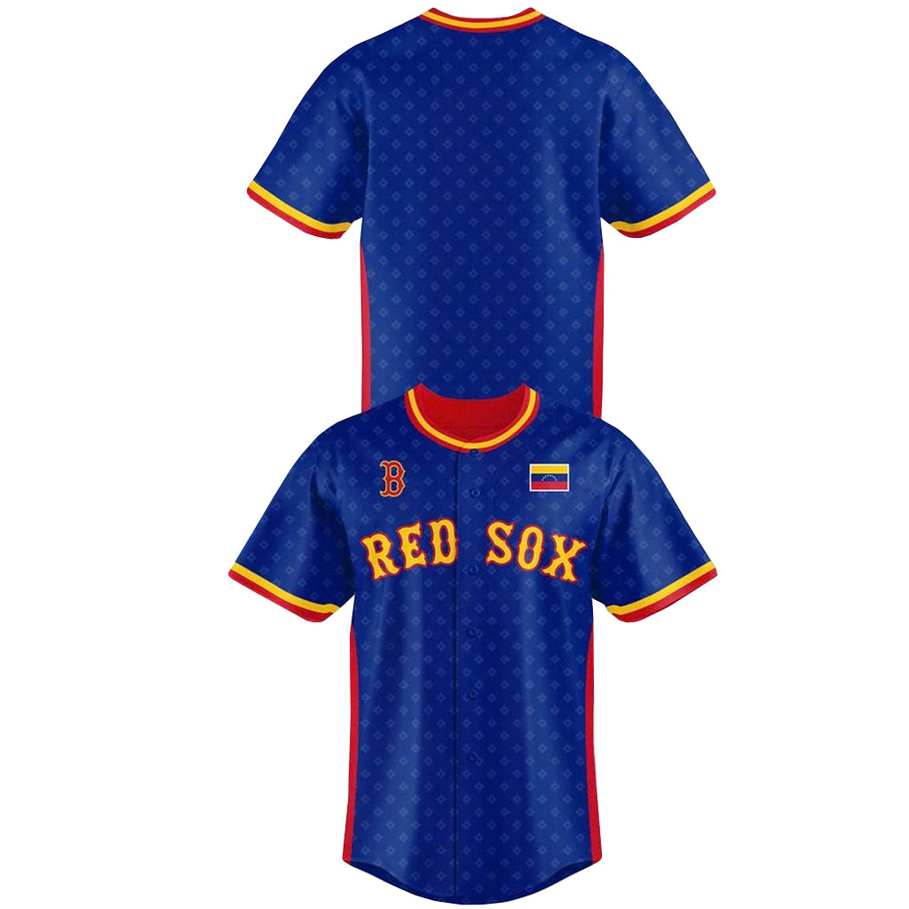 Unisex Boston Red Sox x Venezuelan Heritage 2026 Baseball Jersey for Baseball Fans and Venezuelan Heritage Supporters