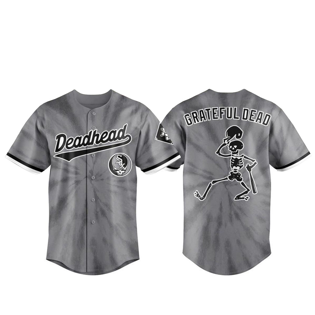 Unisex Chicago White Sox x Grateful Dead Night 2026 Baseball Jersey for Baseball Fans