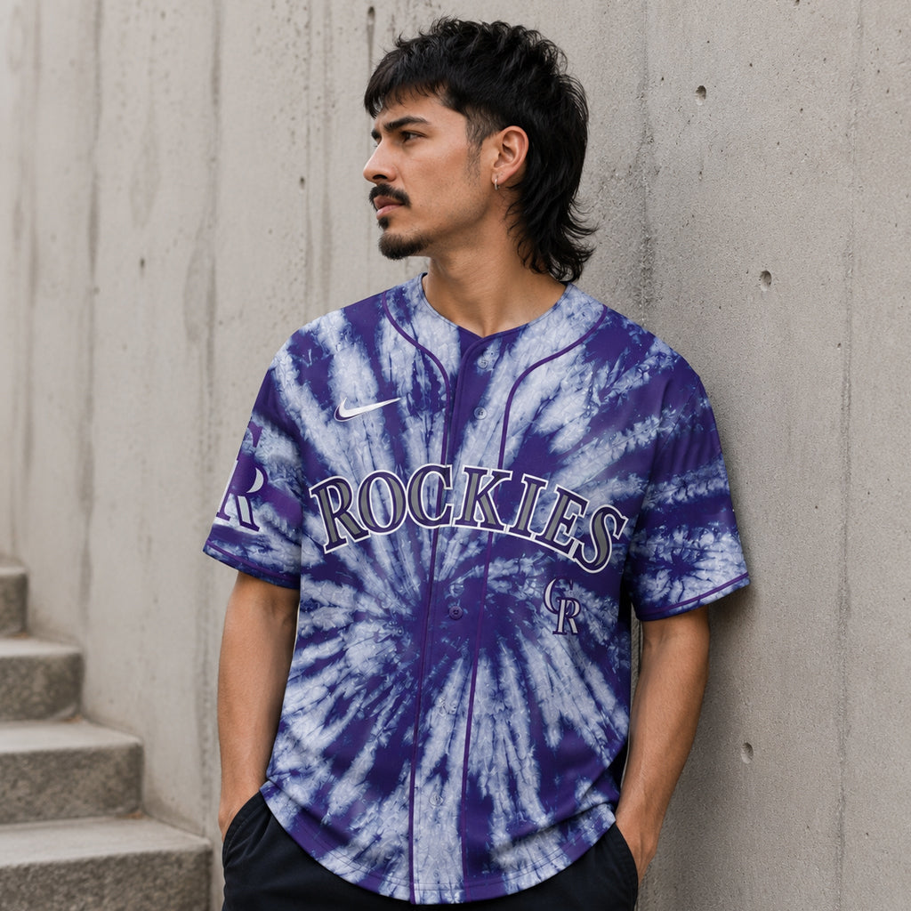 Unisex Colorado Rockies x Grateful Dead Night 2026 Baseball Jersey for Baseball Fans