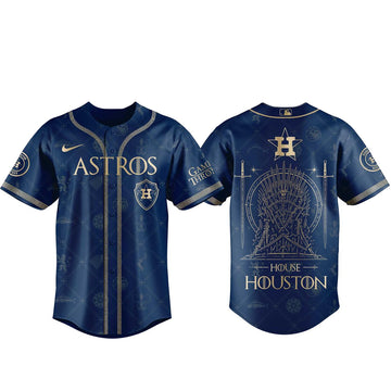 Unisex Houston Astros 2026 Game Of Thrones Night Baseball Jersey for Baseball Fans