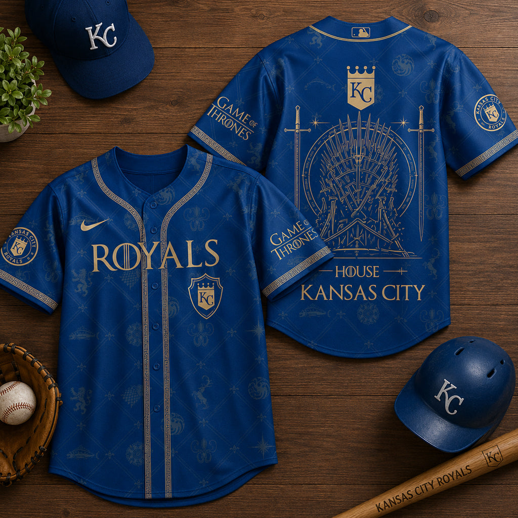 Unisex Kansas City Royals 2026 Game Of Thrones Night Baseball Jersey for Baseball Fans
