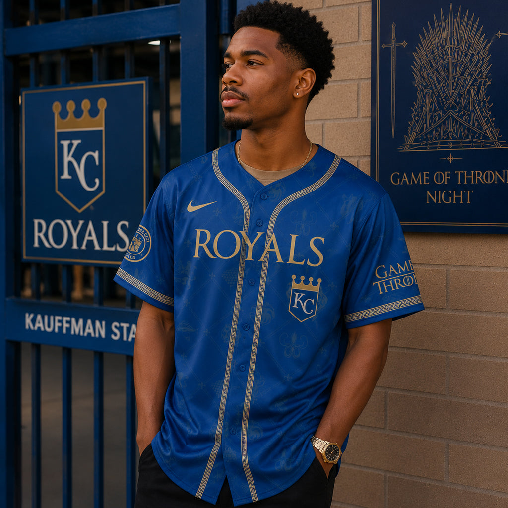 Unisex Kansas City Royals 2026 Game Of Thrones Night Baseball Jersey for Baseball Fans