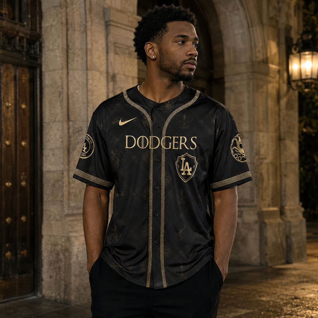 Unisex Los Angeles Dodgers 2026 Game Of Thrones Night Baseball Jersey for Baseball Fans