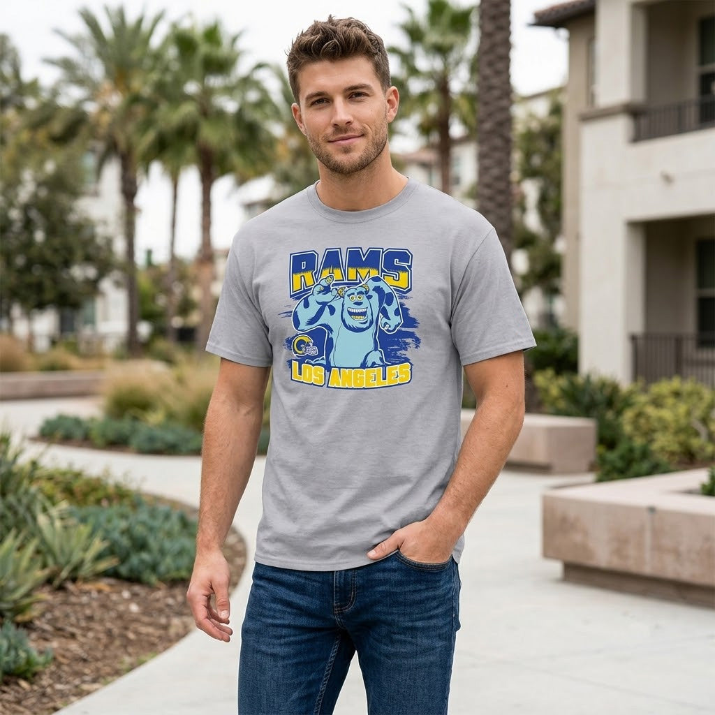 Unisex Los Angeles Rams x Sulley 2026 Graphic Shirt for Football Fans