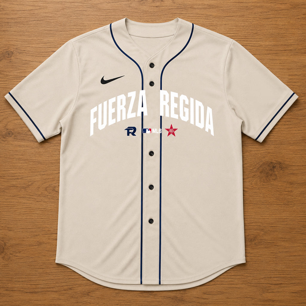 Unisex Major League Baseball x Fuerza Regida This Is Our Dream Stadium Tour 2026 Baseball Jersey for Music and Baseball Fans