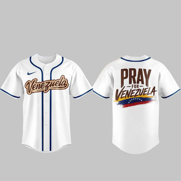 Unisex Milwaukee Brewers Pray For Venezuela 2026 Baseball Jersey for Baseball Fans