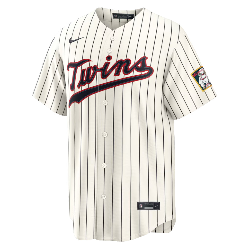 Unisex Minnesota Twins Byron Buxton Cream 2026 Field of Dreams Stadium Baseball Jersey for Baseball Fans