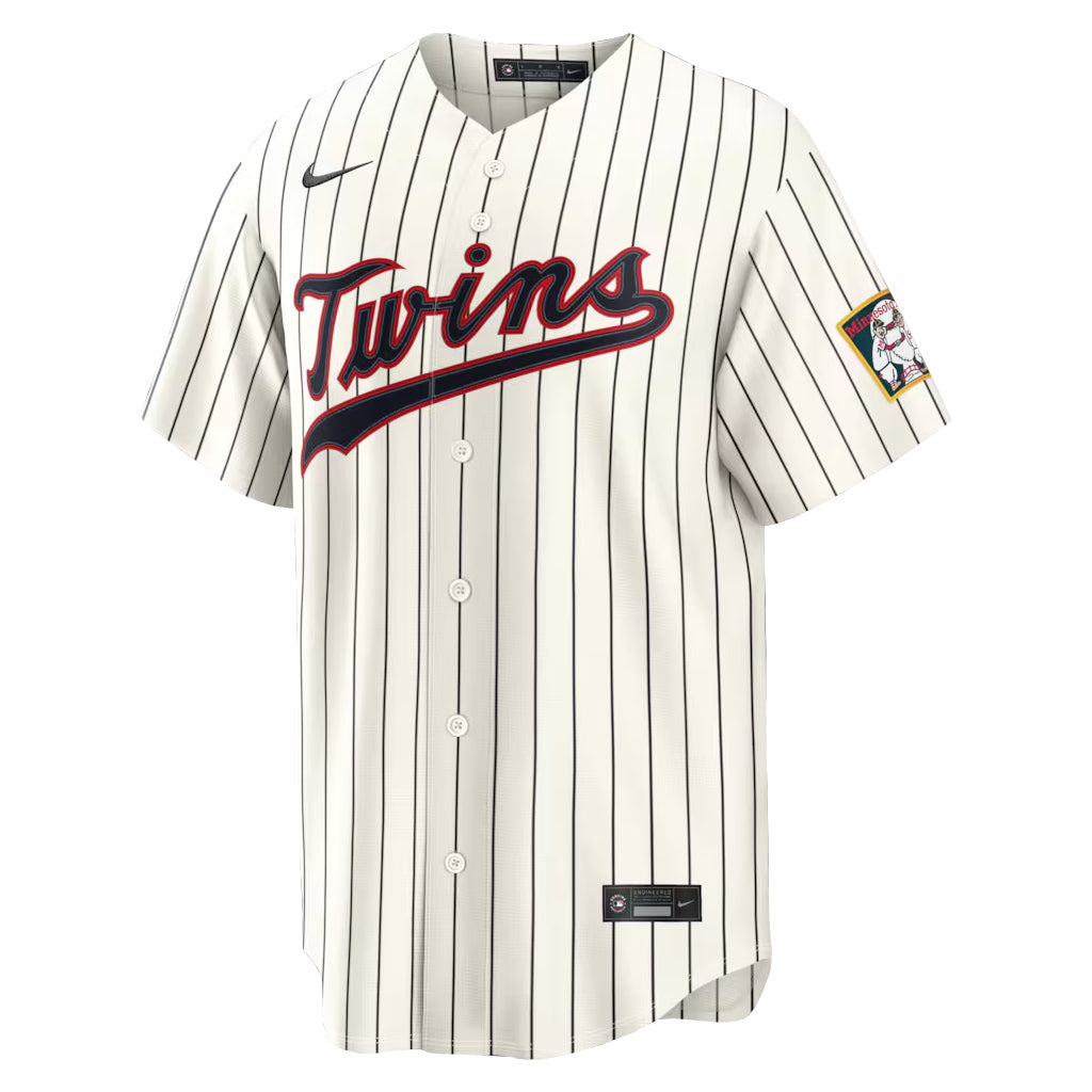 Unisex Minnesota Twins Royce Lewis Cream 2026 Field of Dreams Stadium Baseball Jersey for Baseball Fans
