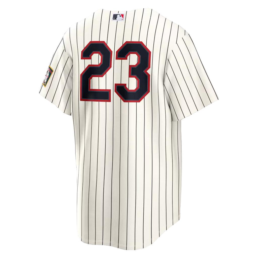 Unisex Minnesota Twins Royce Lewis Cream 2026 Field of Dreams Stadium Baseball Jersey for Baseball Fans