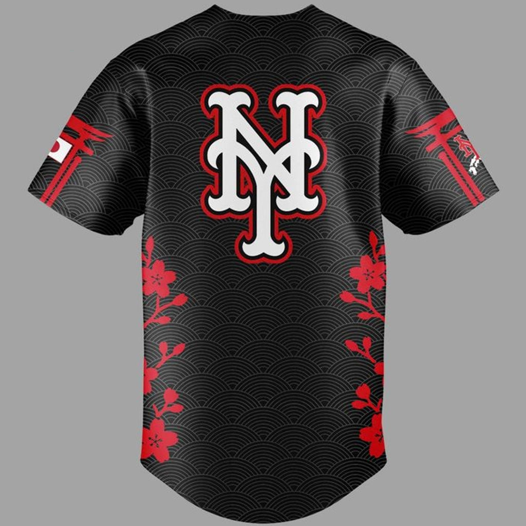 Unisex New York Mets Japanese Heritage Night 2026 Baseball Jersey for Baseball Fans