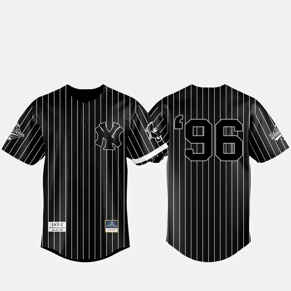Unisex New York Yankees x Jay Z 96 And Forever Brooklyn 2026 Baseball Jersey for Baseball and Music Fans