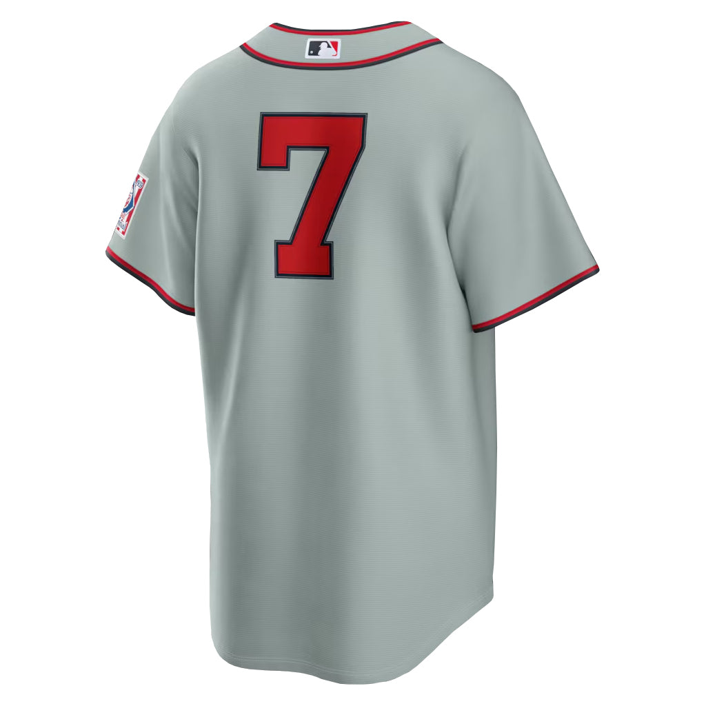 Unisex Philadelphia Phillies Trea Turner Gray 2026 Field of Dreams Stadium Baseball Jersey for Baseball Fans