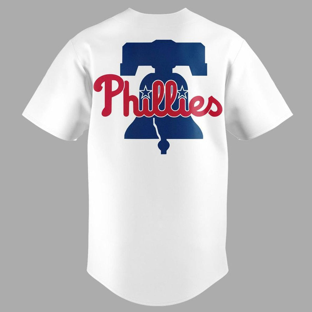 Unisex Philadelphia Phillies x Budweiser 150th Anniversary 2026 Graphic Baseball Jersey for Baseball and Beer Fans