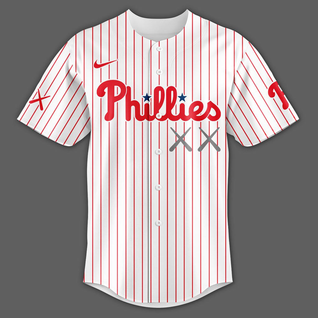 Unisex Philadelphia Phillies x Kaws 2026 Baseball Jersey for Baseball Fans