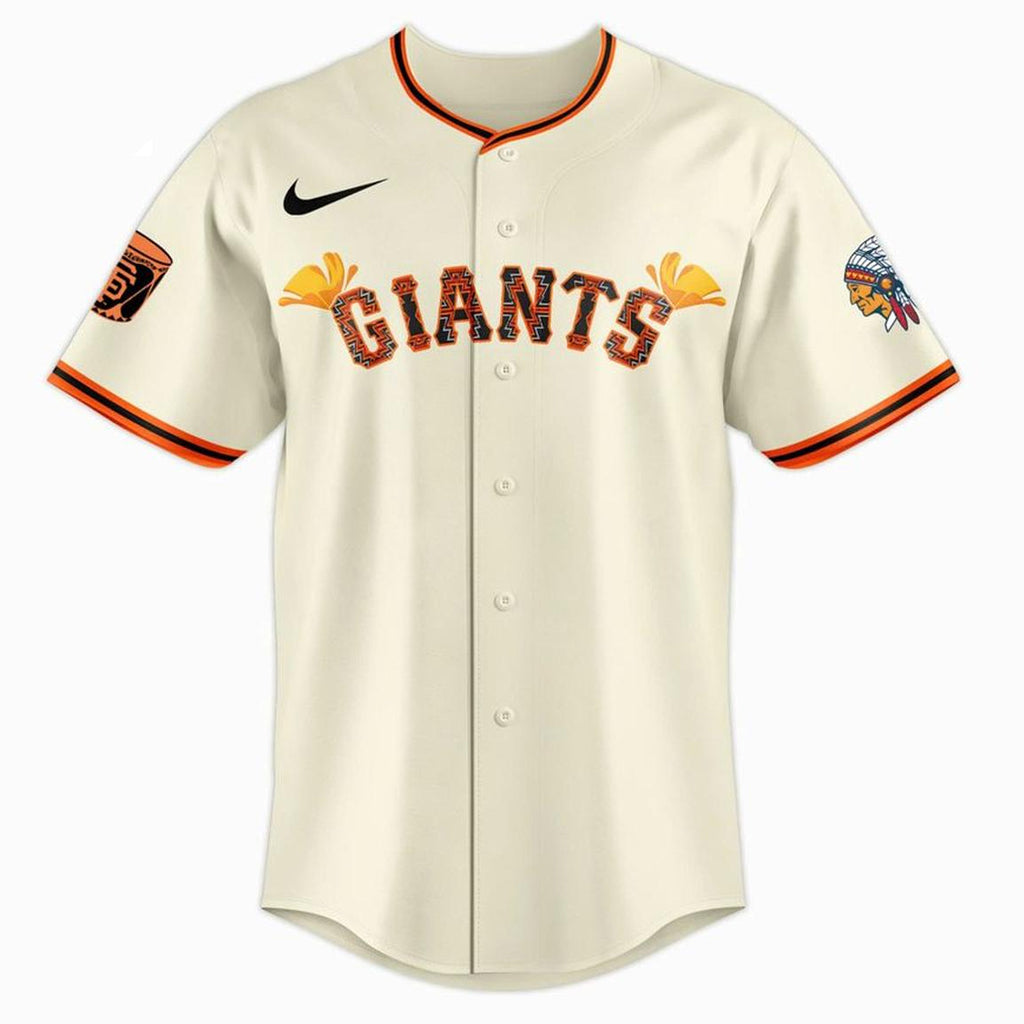 Unisex San Francisco Giants Native American Heritage Night 2026 Baseball Jersey for Baseball Fans