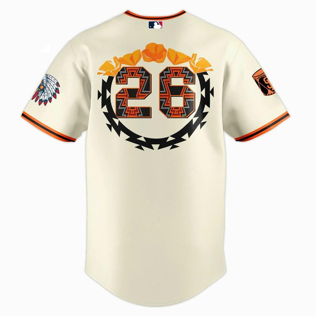 Unisex San Francisco Giants Native American Heritage Night 2026 Baseball Jersey for Baseball Fans