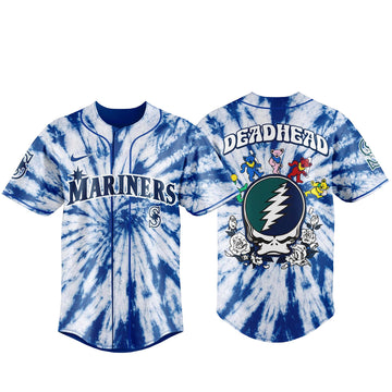 Unisex Seattle Mariners x Grateful Dead Night 2026 Baseball Jersey for Baseball Fans