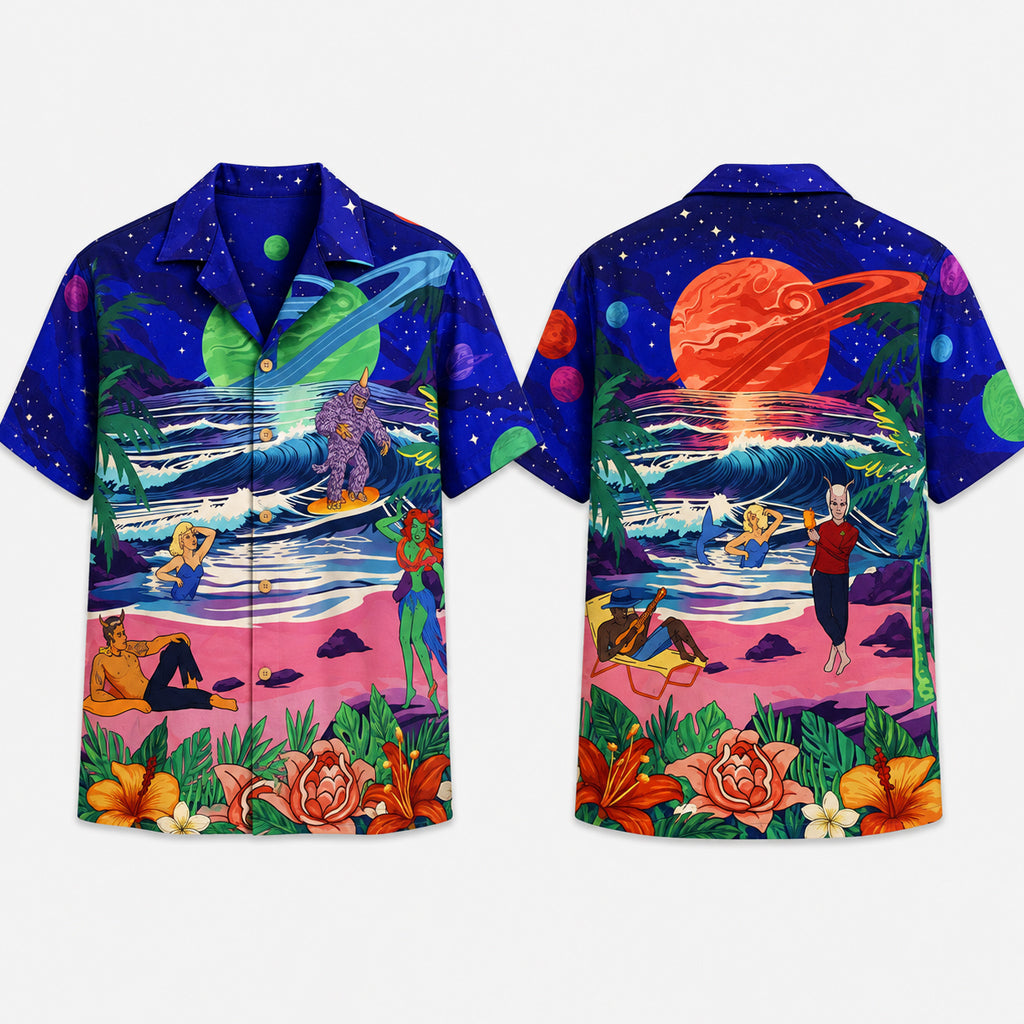 Unisex Star Trek Strange New Worlds Scotty Graphic Hawaiian Shirt for Sci-Fi Fans