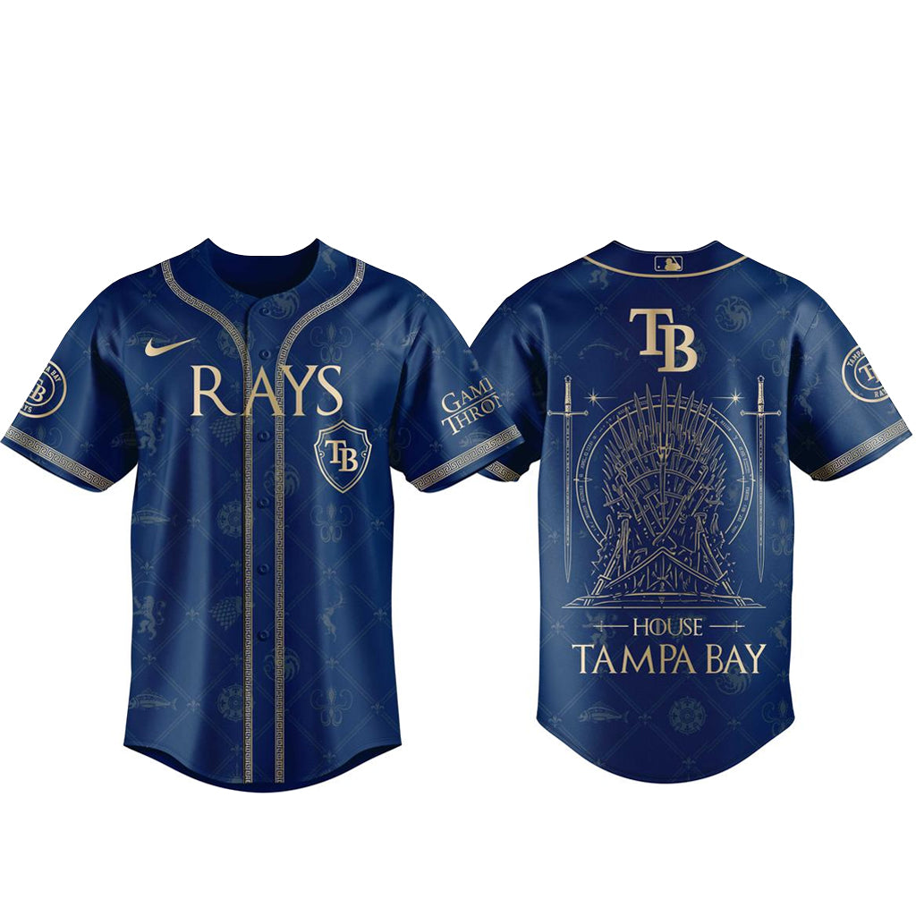 Unisex Tampa Bay Rays 2026 Game Of Thrones Night Baseball Jersey for Baseball Fans