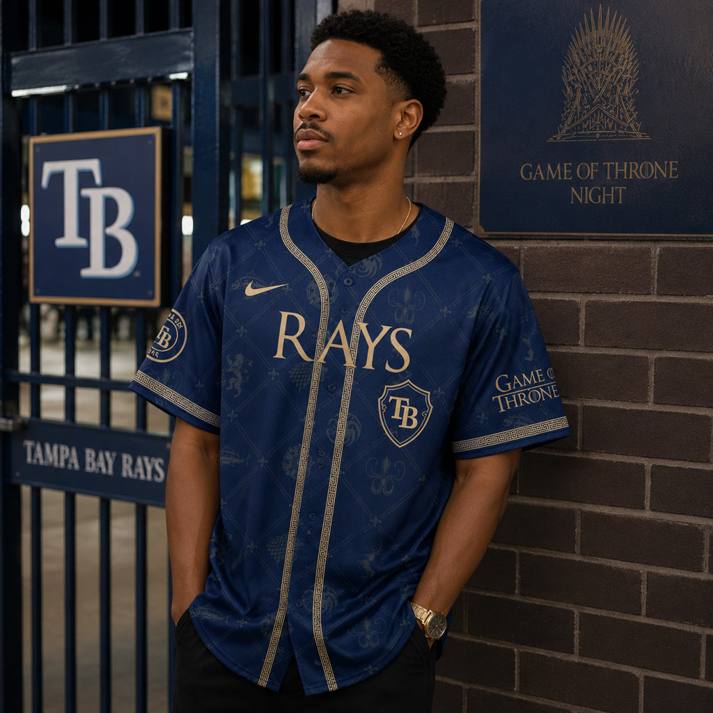 Unisex Tampa Bay Rays 2026 Game Of Thrones Night Baseball Jersey for Baseball Fans
