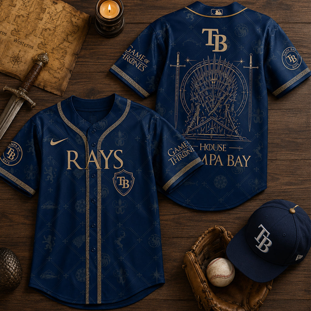 Unisex Tampa Bay Rays 2026 Game Of Thrones Night Baseball Jersey for Baseball Fans