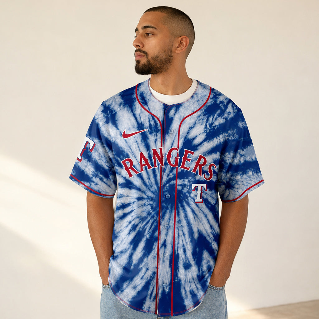 Unisex Texas Rangers x Grateful Dead Night 2026 Baseball Jersey for Baseball Fans