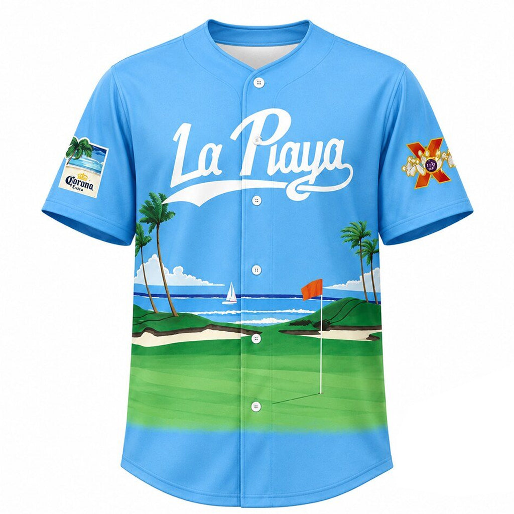 Unisex Mookie Betts Beach Connect Series 2026 La Playa Baseball Jersey for Baseball Fans